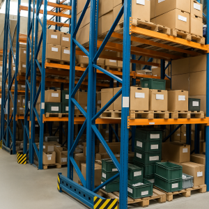 Kệ Double Deep 2 Hàng Pallet – Giải Pháp Tăng Gấp Đôi Khả Năng Lưu Trữ Kho