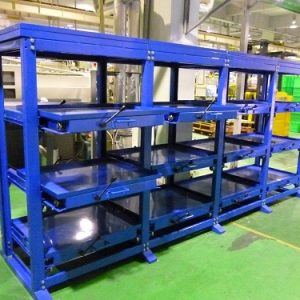 Kệ Chứa Khuôn 4 Tầng – Lưu Trữ Khuôn Mẫu An Toàn, Tiết Kiệm 50% Diện Tích